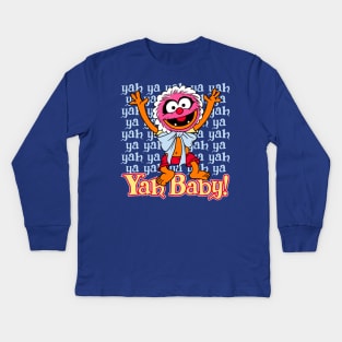 Yah Baby! Muppet Babies Baby Animal Kids Long Sleeve T-Shirt